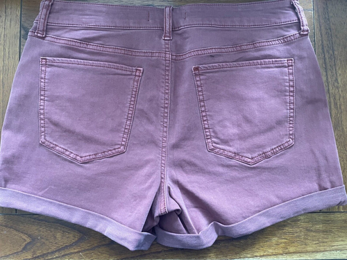 New So Jean Rust Superstretch Low Rise Midi Short 4" Inseam Size 1,11 - Picture 4 of 6