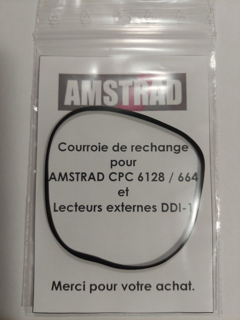 ► Courroie AMSTRAD CPC 6128 664 6128+DDI-1 Belt + Notice ◄ ► Courroie AMSTRAD CPC 6128 664 6128+DDI-1 Belt + Notice ◄