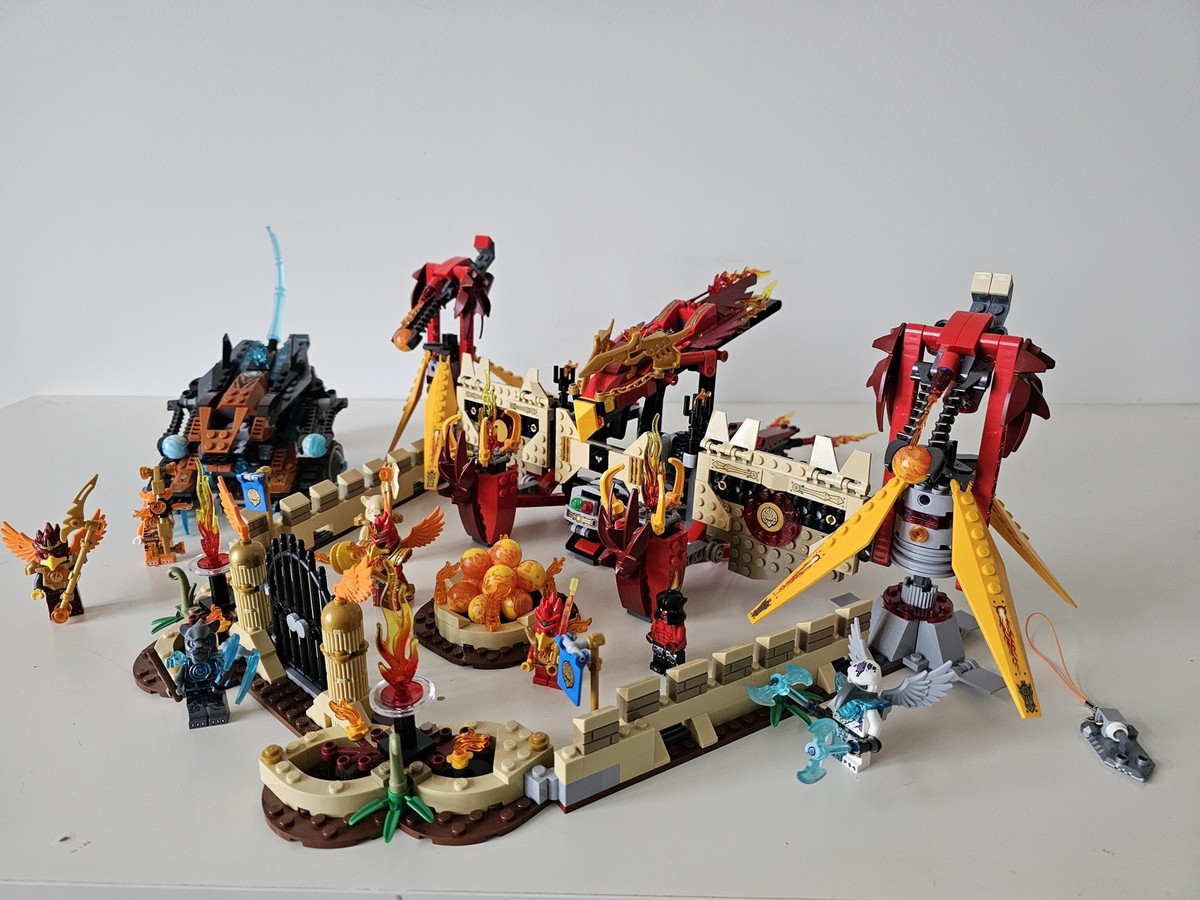 OB LEGO 70146 Legends of Chima Flying Phoenix Fire Temple 1301pcs