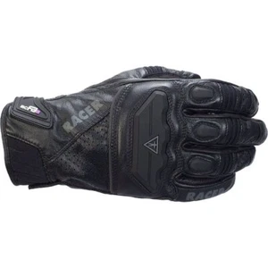 Racer Guide Gloves Motorcycle Mens Armoured Black