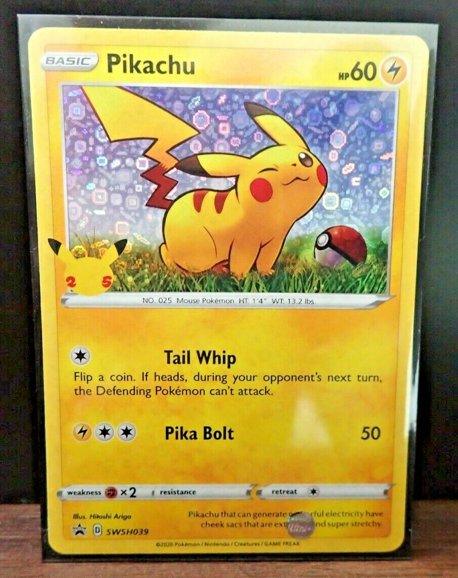 ピカチュウ SWSH039 psa10 ゼネラルミルズ 25th プロモ Pokémon TCG General Mills Promo Holo Pikachu SWSH039 25th