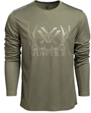 Vortex Optics Full-Tine Performance Grid Men Long Sleeve Shirt Deep Lichen 3XL