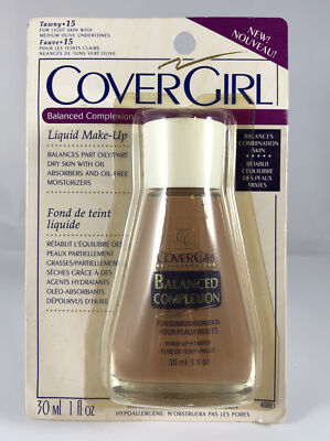 CoverGirl - Balanced Complexion Liquid Make-up Tawny #15 Foundation NEW