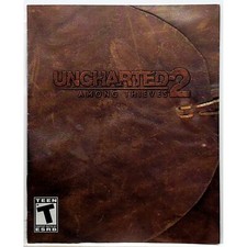  Manual Only Uncharted 2 Among Thieves Sony Playstation 3 Authentic