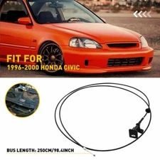 Hood Latch Release Cable with Pull Handle for 1996 97 98 99 2000 Honda Civic