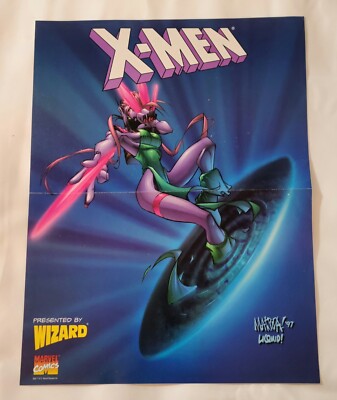 Blink Poster (Marvel Comics 1997) Wizard Promo, X-Men, Invinsibles, 10 X 13
