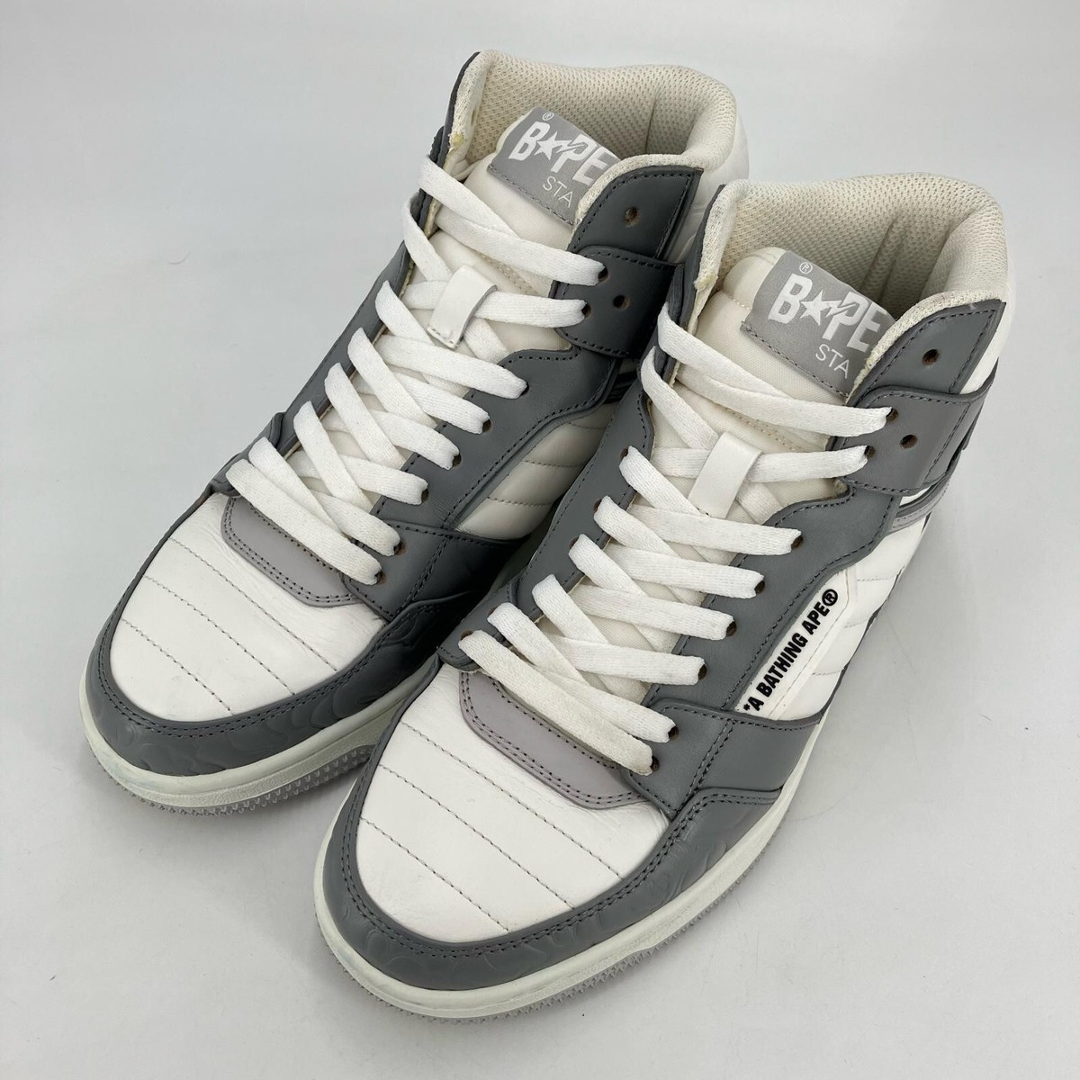 A Bathing Ape BAPE STA 88 Hi Sneakers Gray US 8 Men JP 26cm | eBay 