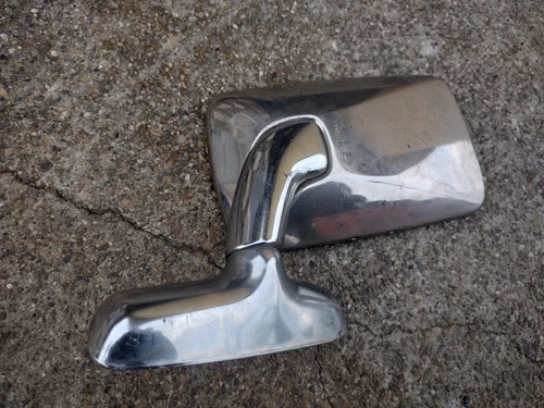 1968-1976 BMW 114 2002 Left LHD Driver's Chrome Side Mirror OEM