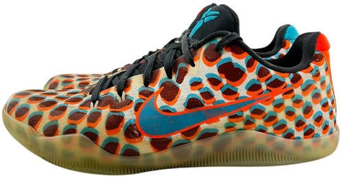 Nike Kobe 11 XI Low 3D Grey Crimson Orange Blue Size 9 836183-084