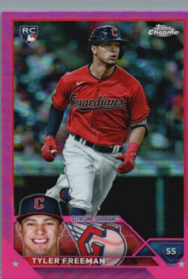 2023 Topps Chrome #16 Tyler Freeman Pink Refractor