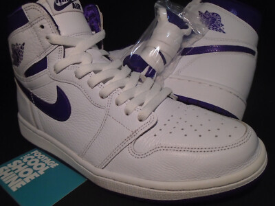 NIKE AIR JORDAN 1 RETRO I HIGH OG 3.0 WHITE COURT PURPLE BRED CD0461-151 10 8.5