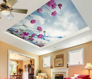 3D Pink Love 6 Ceiling WallPaper Murals Wall Print Decal Deco AJ WALLPAPER AU