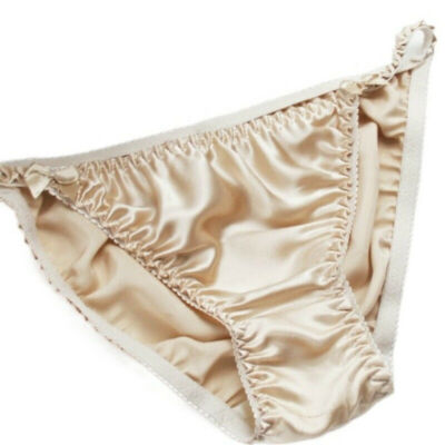 Women's Tanga Bikini Briefs Satin Panties Boxer Classic Joe Boxer VPL M L XL
