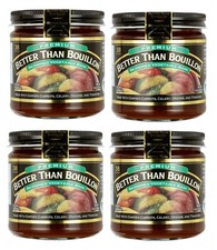 Value Pack of 4 - Better Than Bouillon Seasoned Vegetable Base Rich  Savory 8oz