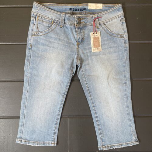 Decree Low Rise Crop Capri Jeans Woman's Size 9 NEW WITH TAGS