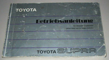 Betriebsanleitung Toyota Supra MA70 6 Zylinder mit 7M-GE / 7M-GTE Motor 01/1988!