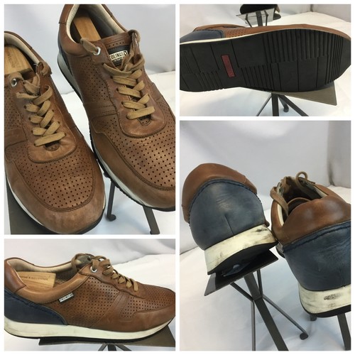 Pikolinos Moda tenis zapatos talla 11 Hombres EU 45 Marrón Cuero España ygi  J9S-58 | eBay