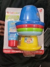 Cocomelon Bathtub Fun Body Wash And Stacking Cups 6 Piece Set Berry Scent 3 D3