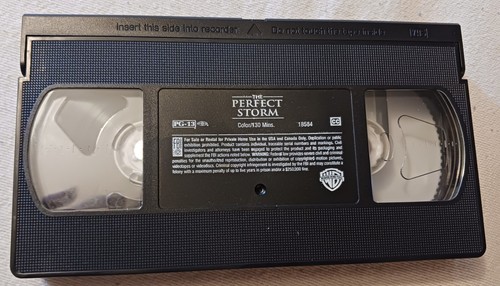 The Perfect Storm VHS George Clooney, Mark Wahlberg - TESTED - Imagen 5 de 5