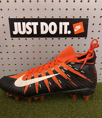 Nike Alpha Menace Elite Football Cleats Black Orange Bengals  display picture 1