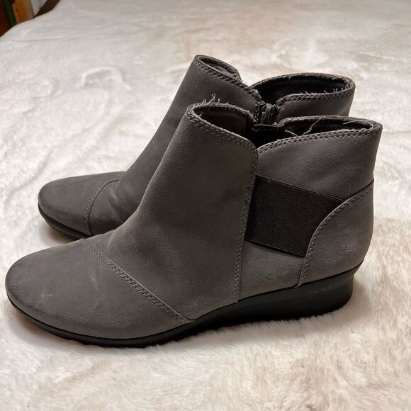 Cloudsteppers by Clark’s grey Caddell tropic ankl… - image 1