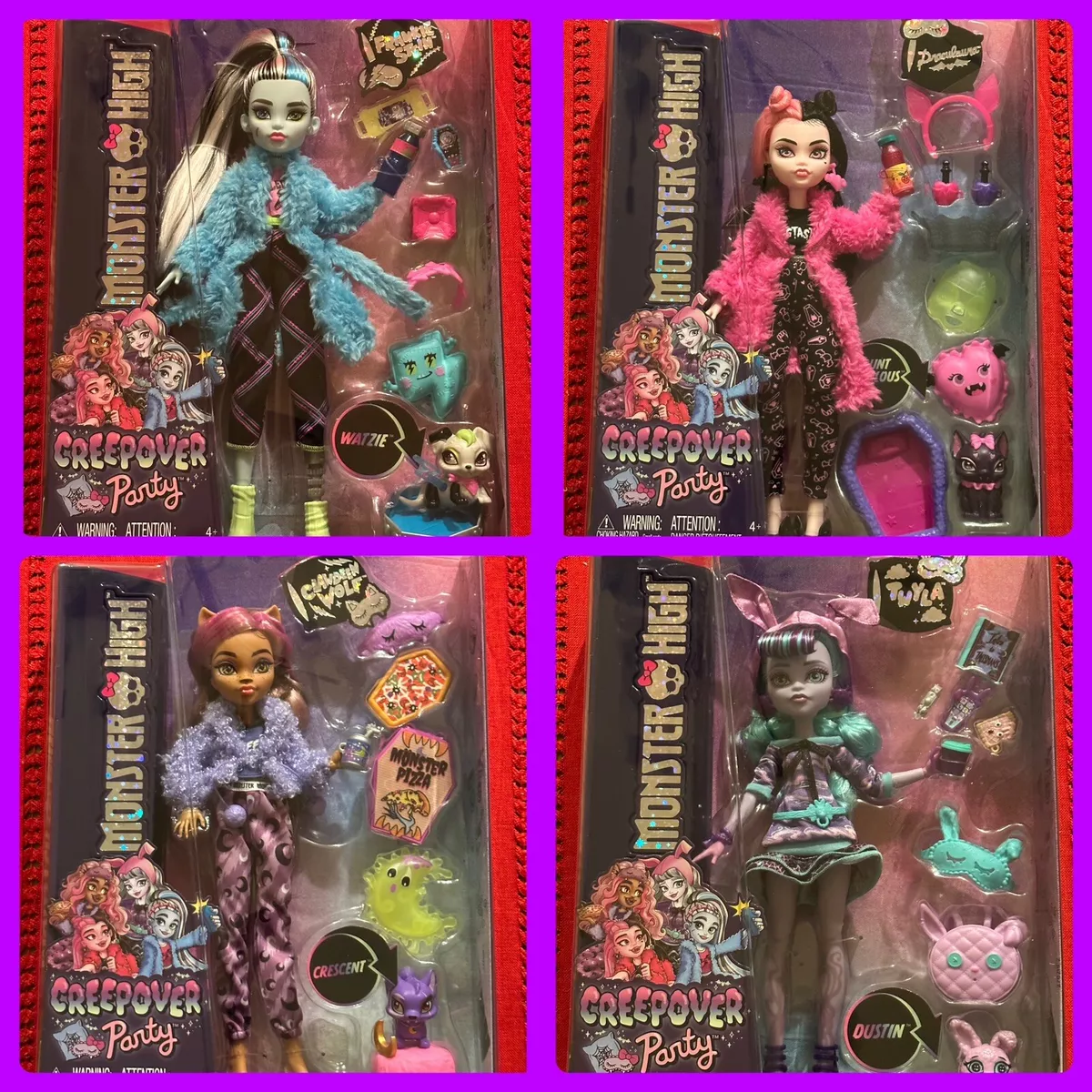 Boneca Monster High Creepover Clawdeen Wolf Mattel em Promoção na