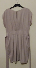 Vintage Closet London Dusty Pink Tie Waist Kimono Dress Size 16 Great Condition