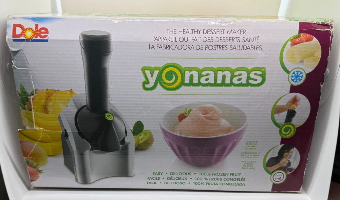 Yonanas 901 NEW Frozen Treat Maker Sorbet Dessert Healthy Fruit