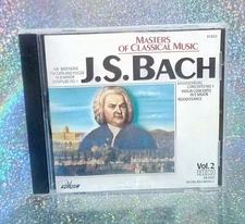(2-1265) "MASTERS OF CLASSICAL MUSIC, VOL. 2 OF 12: J.S. BACH" CD / 1998