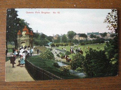 Queen's Park, Brighton, Sussex - verschickt 1908
