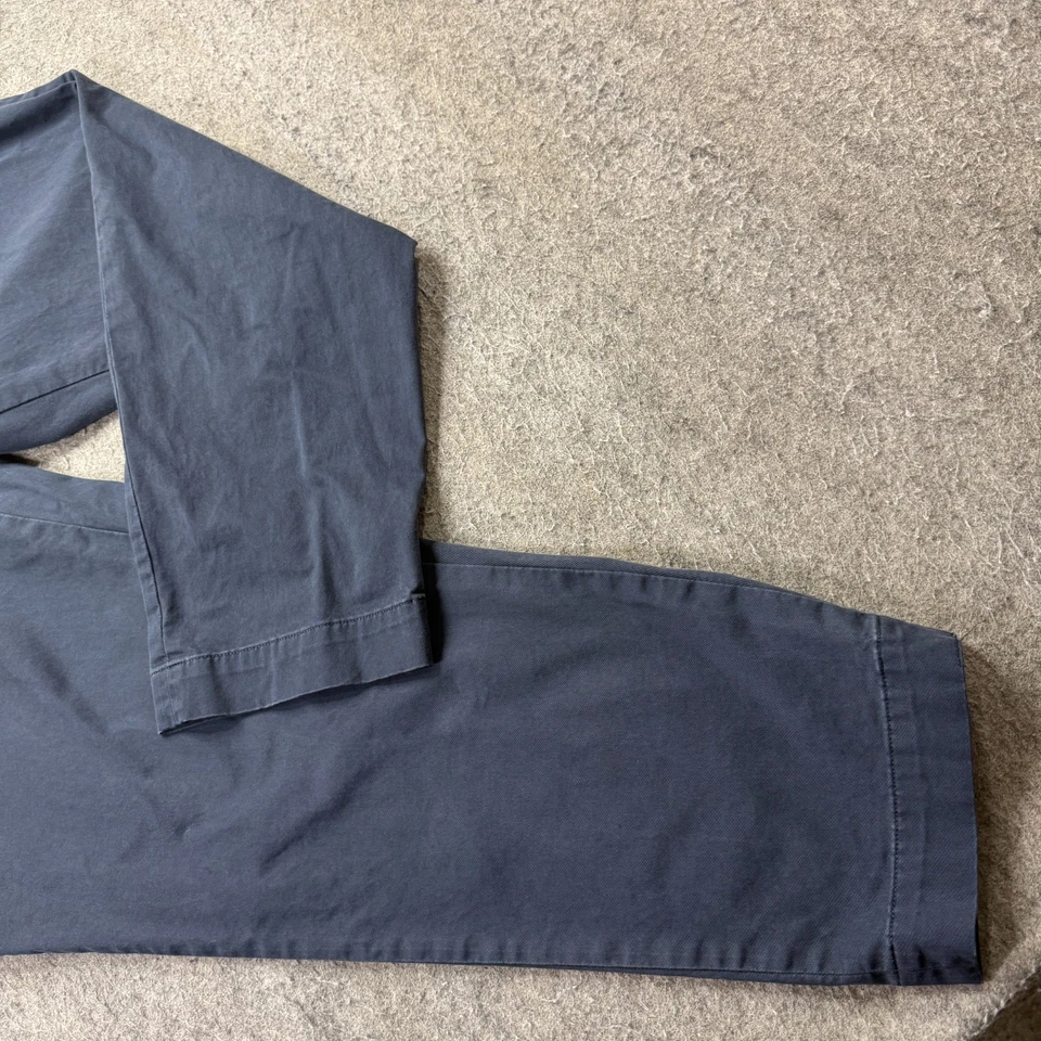 Polo Ralph Lauren Pants Men Big 44 x 30 Blue Stretch Classic Fit Flat Front - Image 2 of 4