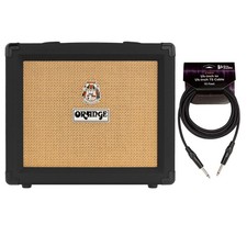 Orange Amps 20 Watt CRUSH 20 RT Guitar Cable Bundle Black 