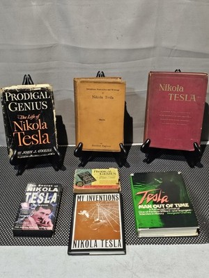 Nikola Tesla Book Lot, Inventions, Researches and Writings