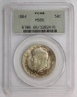 1964 Kennedy Half Dollar PCGS MS66 OGH