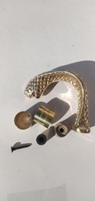 Antique Embossed Designer Solid Brass Cobra Snake Head Handle for Walking Stick