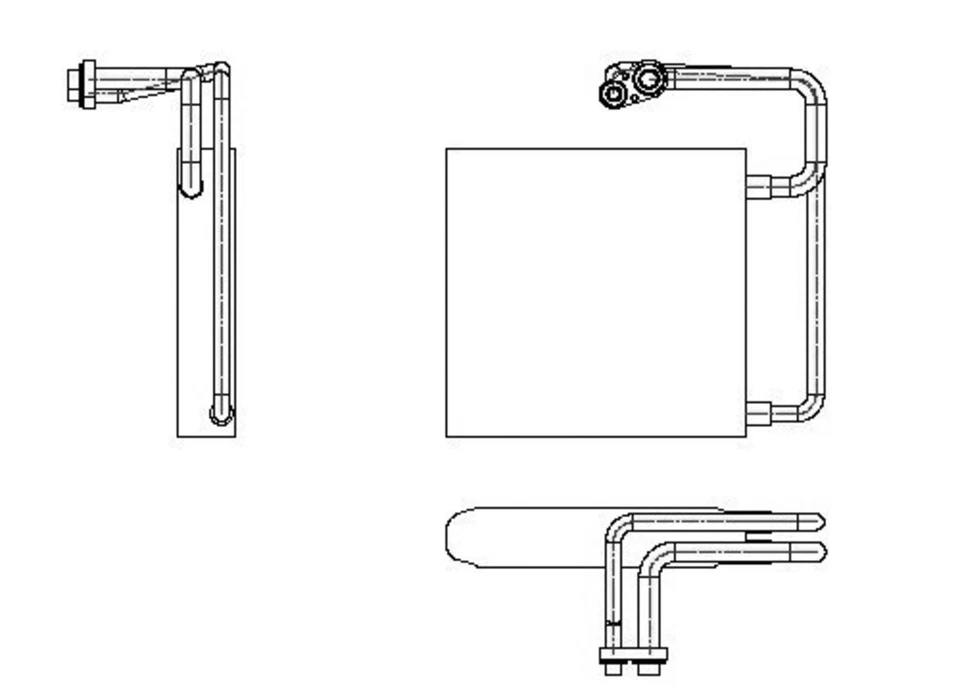 Novo evaporador CA para 06-09 Ford Fusion/Mercury Milan 6E5Z 19860 AA - Imagem 4 de 4