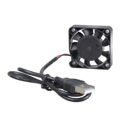 USB Computer Fan 40mm Plastic Housing 12CFM Airflow for Networking Devices