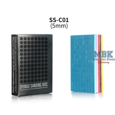 DSPIAE DSP-SS-C01-800 DSPIAE Self Adhesive Sponge Sanding Disc 5mm #800