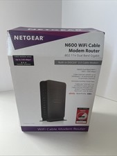 NETGEAR N600 Dual Band Gigabit WiFi Cable Modem Router 802.11n, 2 port