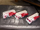 HTF Vintage Lot of 3 Variation MATCHBOX 1982 Fire Engine Truck Moving Ladder