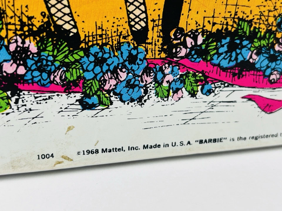 Vintage 1968 Mattel The World Of Barbie Doll Trunk Carrying Case #1004 w/Hangers - Image 2 of 4