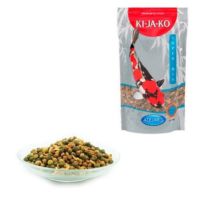 AQUARIS Koifutter Fischfutter Spirulina Mix Wellness Futter Pellet Teich 1kg 6mm
