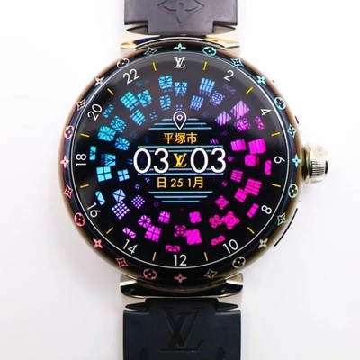 LOUIS VUITTON Tambour Horizon Light Up V3 Smart watch Men's Near