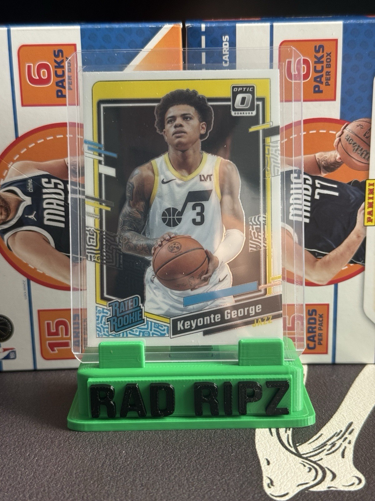 2023-24 Panini Donruss Optic - Rated Rookie Keyonte George #223 Holo Prizm (RC)