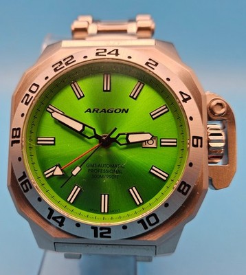 Aragon Millipede Max GMT NH34 Automatic 48mm