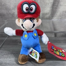 Nintendo Official  Super Mario Cappy Odyssey Plush Doll 8.5" Stuffed Toy Crappy