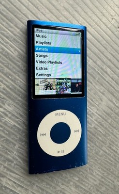 APPLE iPod nano 4th Generation Chromatic Blue 16GB A1285 | eBay