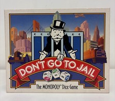 Don't Go To Jail Monopoly Dice Game 1991 New Open Box