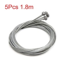 5pcs Universal 1.8m Length Metal Brake Line Cable Wire for Motorcycle Scooter