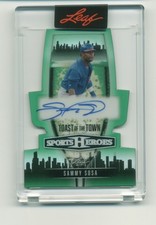 2026 Leaf Sports Heroes AUTO SAMMY SOSA 6/7